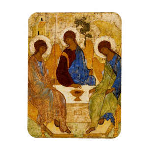 Imán La trinidad de Rublev en la mesa