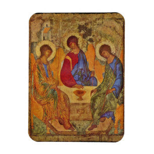 Imán La trinidad de Rublev en la mesa