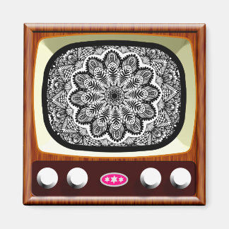 Imán La TV de los 50 vive en blanco y negro