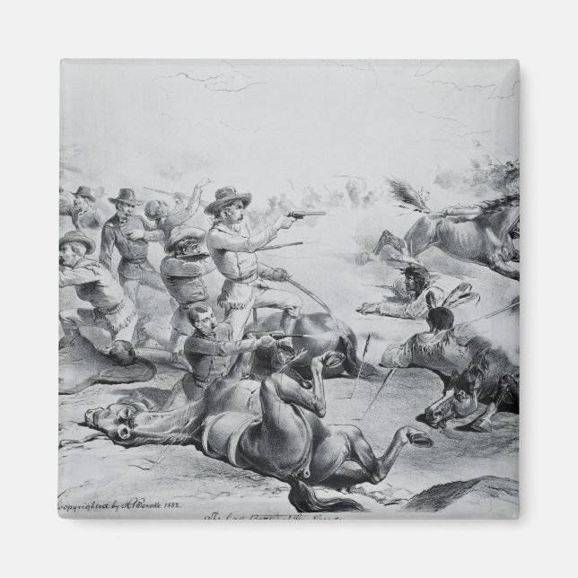 Imán La última batalla del General Custer (Frente)