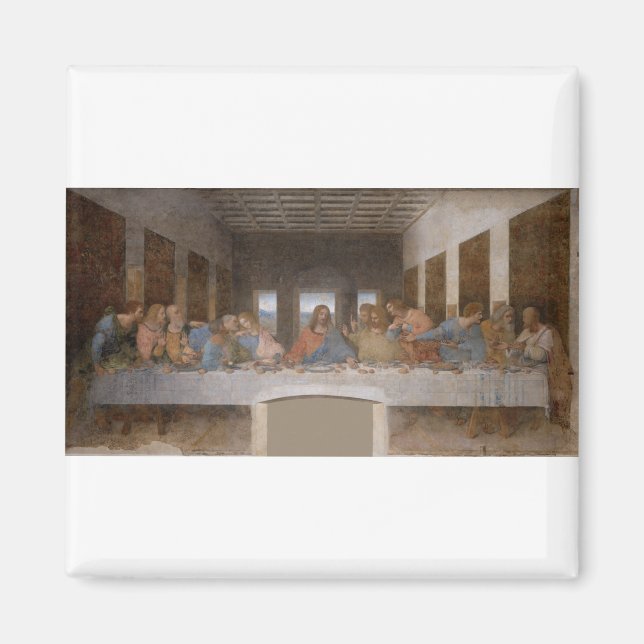 Imán La última cena 1495 1498 de Leonardo da Vinci (Frente)