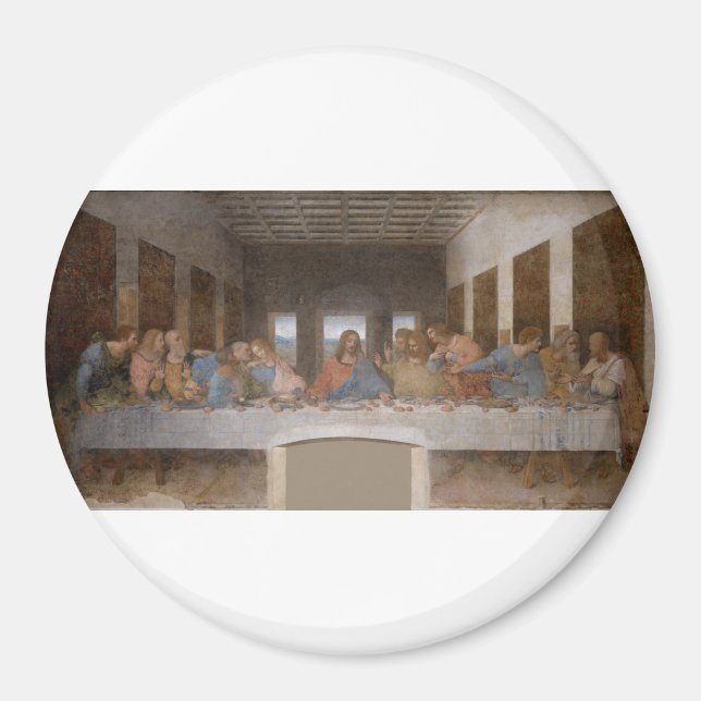 Imán La última cena 1495 1498 de Leonardo da Vinci (Frente)