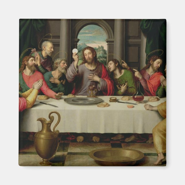 Imán La última cena 5 (Frente)