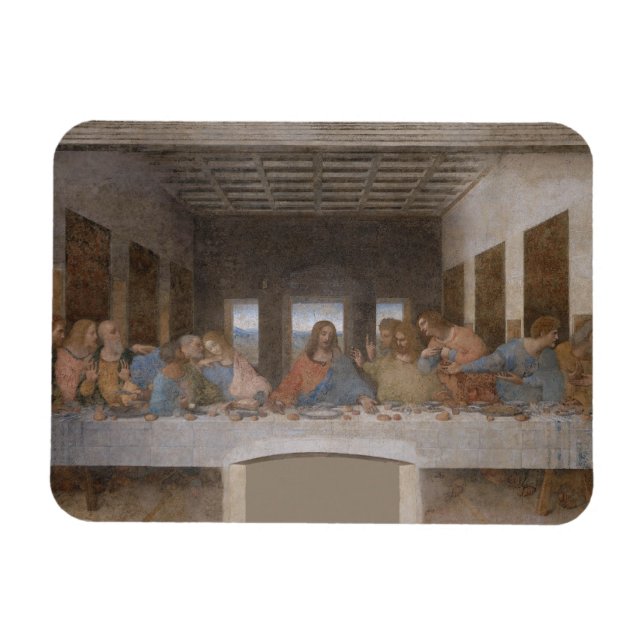 Imán La última cena de Leonardo da Vinci (Horizontal)