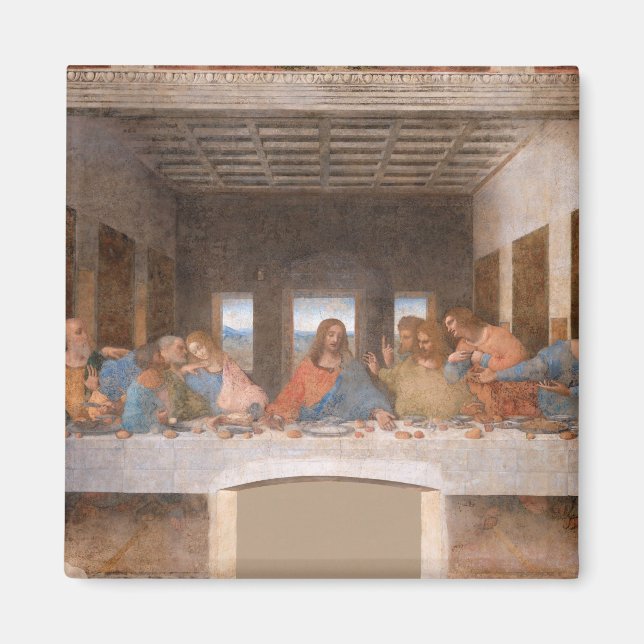 Imán La última cena de Leonardo Da Vinci (Frente)