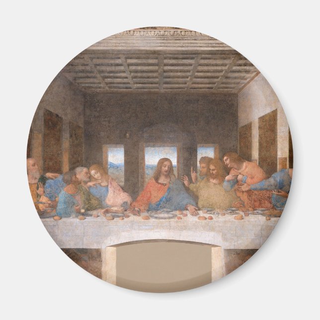 Imán La última cena de Leonardo Da Vinci (Frente)