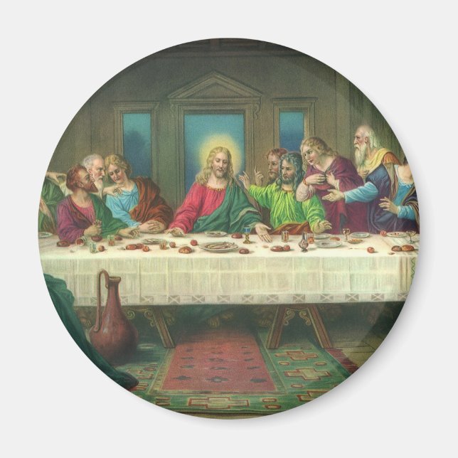 Imán La última cena originalmente de Leonardo da Vinci (Frente)