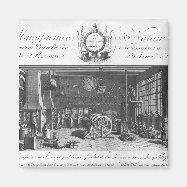 Imán La única fabricación en Francia de buenas cuchilla (Frente)