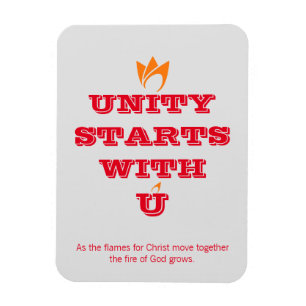 IMÁN LA UNIDAD COMIENZA CON U