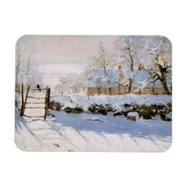 Imán La Urraca (Escena Invernal Nevada) (por Claude Mon