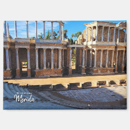 Imán La verdadera postal española de Mérida