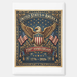 Imán La versión 1 del 250 aniversario de América