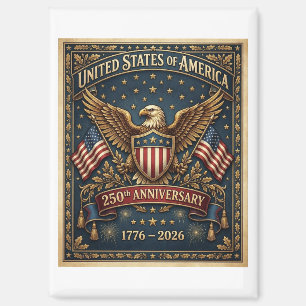 Imán La versión 1 del 250 aniversario de América