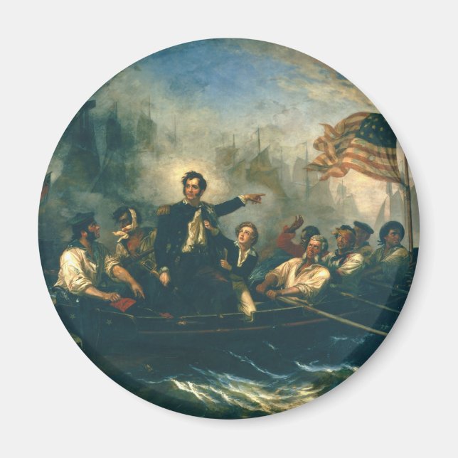 Imán La victoria de Perry de William Powell de 1865 (Frente)