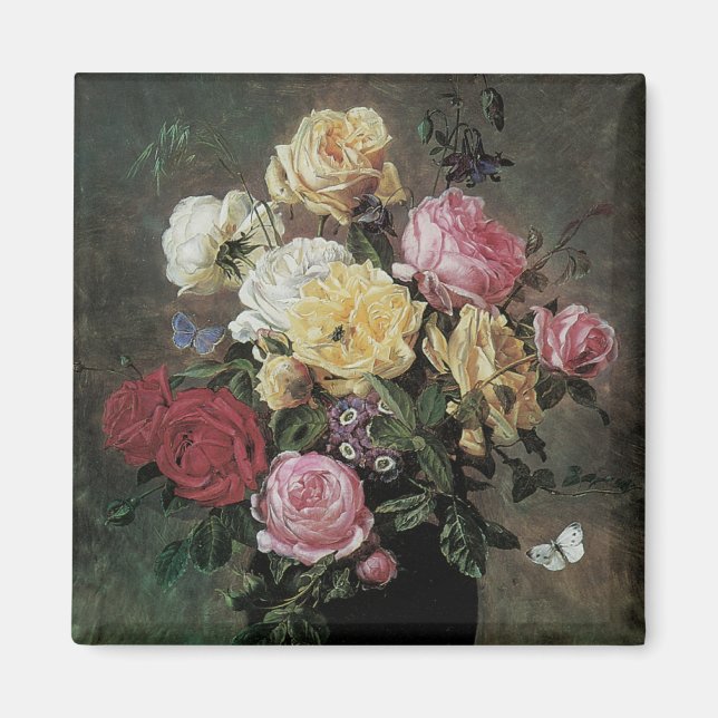 Imán La vida con flores en grano de Olaf Hermansen (Frente)