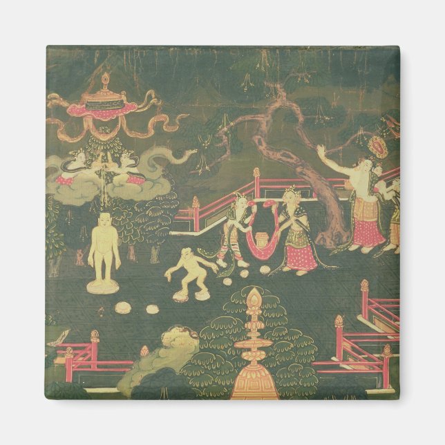 Imán La vida de Buda Shakyamuni (Frente)