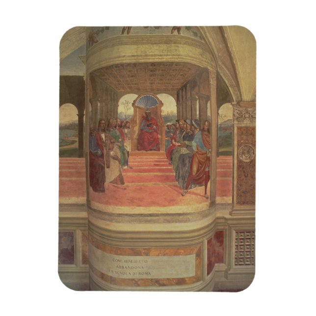 Imán La vida de San Benedicto (fresco) (detalle) (Vertical)