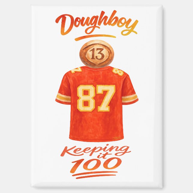 Imán La vida de un Doughboy manteniéndolo real (Anverso)