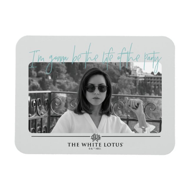 Imán La vida del Fiesta - El Lotus blanco (Horizontal)