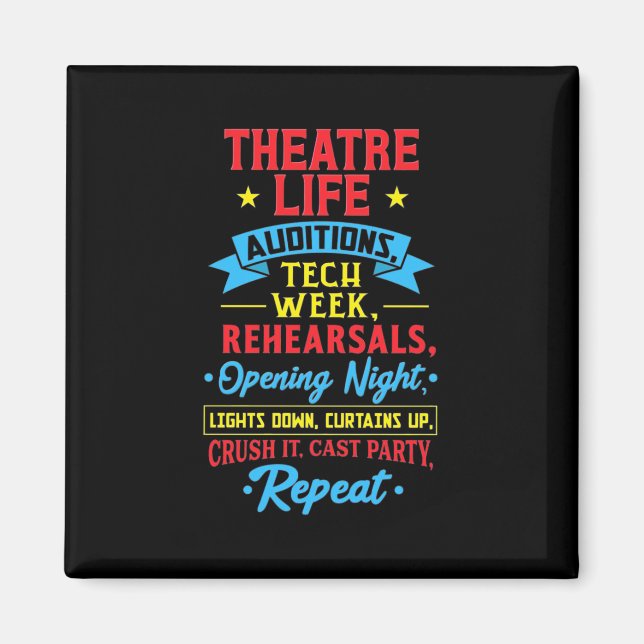 Imán La Vida Del Teatro Para El Actor (Frente)