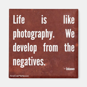 Imán La vida es como fotografía