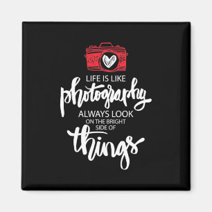 Imán La Vida Es Como La Fotografía