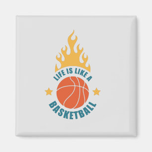 Imán La Vida Es Como Un Baloncesto