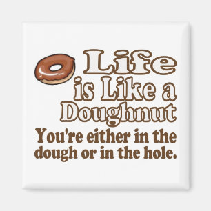 Imán La vida es como un donut