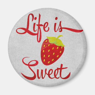 Imán La vida es fresa dulce