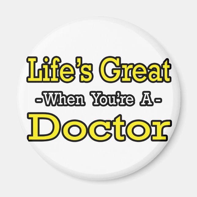 Imán La vida es grande... Médica (Frente)