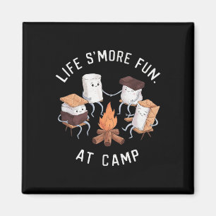 Imán La vida es más divertida en el campamento Marshmal