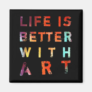 Imán La vida es mejor con el arte