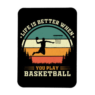 Imán la vida es mejor cuando juegas baloncesto