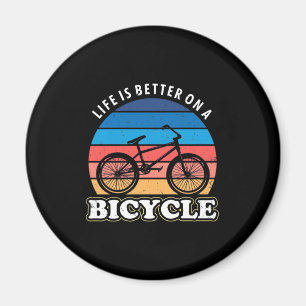 Imán La Vida Es Mejor En Bicicleta
