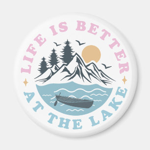 Imán La vida es mejor en el lago