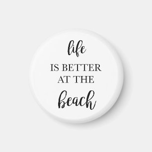 Imán La vida es mejor en la playa