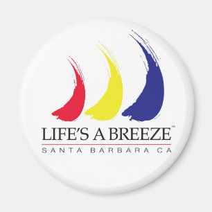 Imán La vida es un Breeze™_Paint-The-Wind_Santa Barba