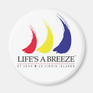 Imán La vida es un Breeze™ Paint-The-Wind_St. John Magn