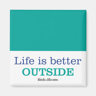 Imán La vida es un mejor exterior