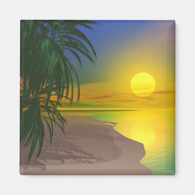 Imán La vida es una playa soleada (Frente)