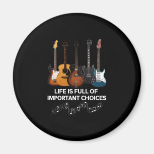Imán La Vida Está Llena De Opciones Importantes Guitarr