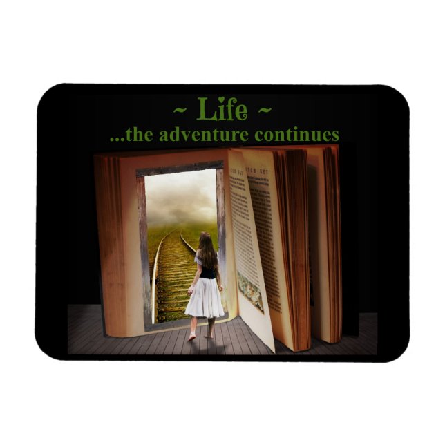 Imán La vida, la aventura continúa (Horizontal)
