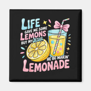 Imán La vida me dio algunos limones pero mi Jesús él es