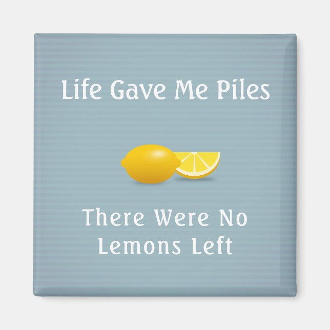 Imán La vida me dio pieles (Frente)