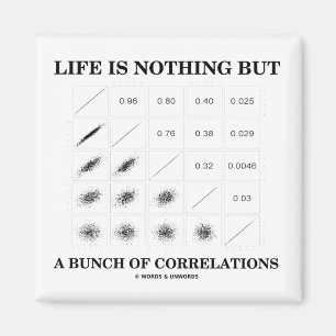 Imán La vida no es nada sino un manojo de correlaciones