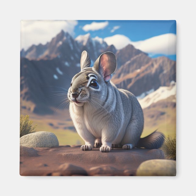 Imán La vida salvaje de Chinchilla: El flamante roedor  (Frente)