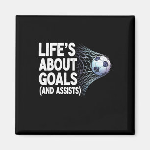 Imán La vida se trata de goles y es divertido jugador d