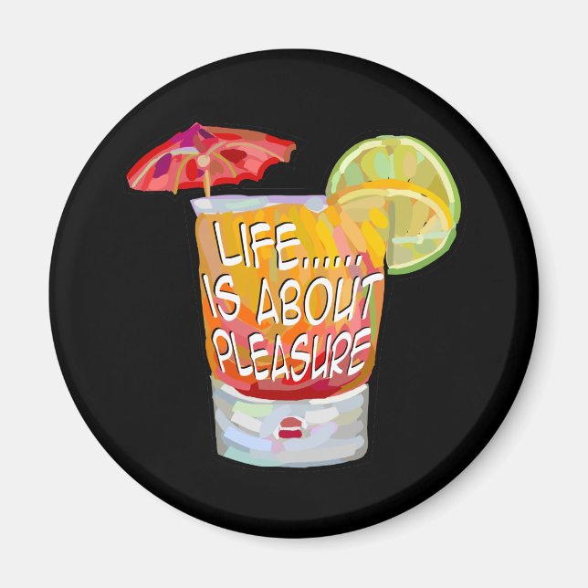 Imán La vida se trata de placer (Frente)