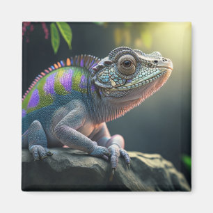 Imán La vida silvestre lagarta de Chameleon: Mascota re