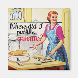 Imán La vieja esposa asesina de Kitsch's de 1950